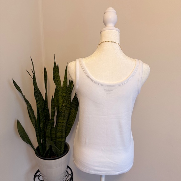 Old Navy | First-Layer Rib Knit Tank Tops, White and Maroon - Picture 11 of 11